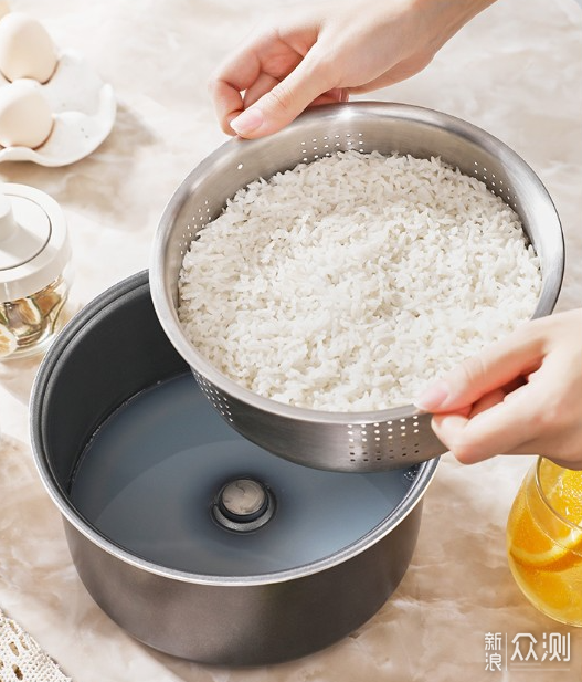 低糖低碳瀝米飯 德國藍寶家用蒸汽米湯電飯煲_新浪眾測