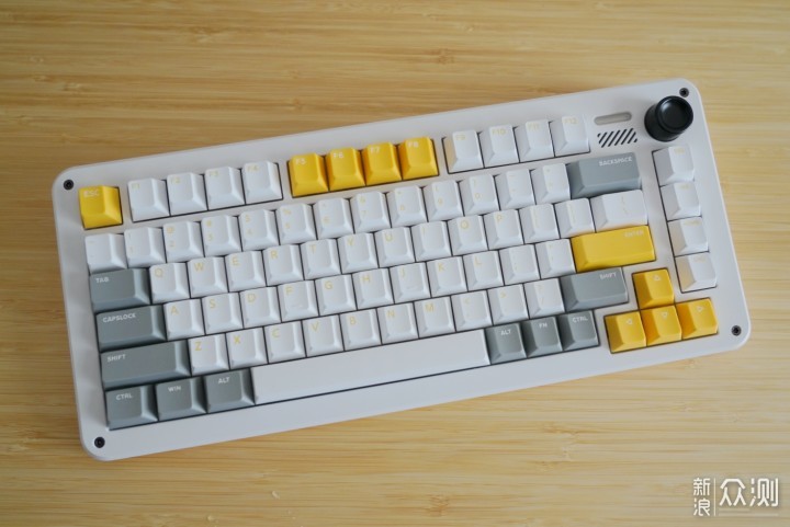 旋钮消音-IQUNIX ZX75重力波三模机械键盘体验_新浪众测
