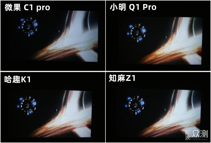 摆事实讲道理,四款大销量千元投影实测对比_新浪众测