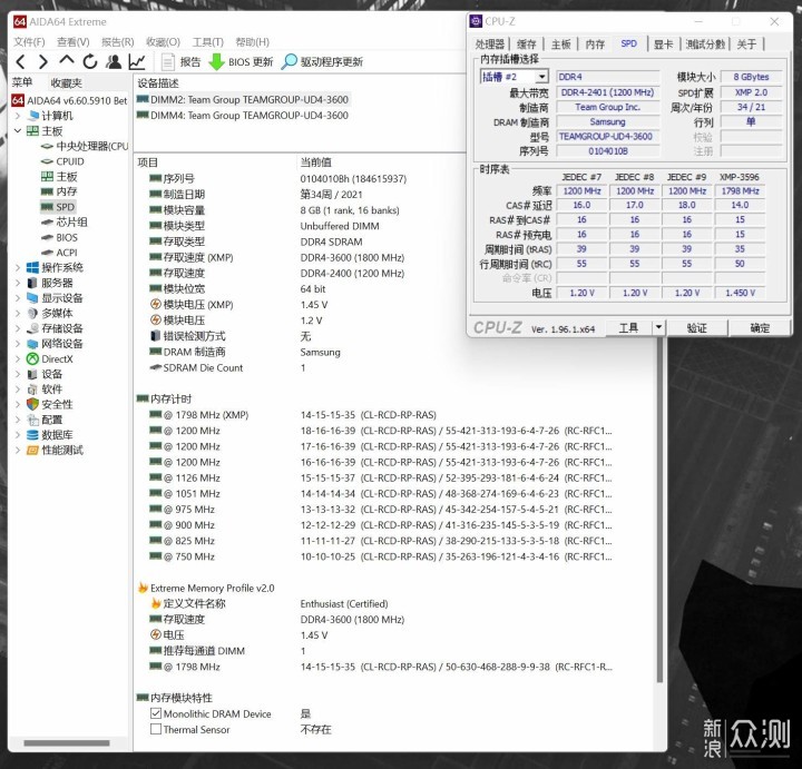 装机配置｜十铨 梦境 3600 C14三星Bdie 实测_新浪众测