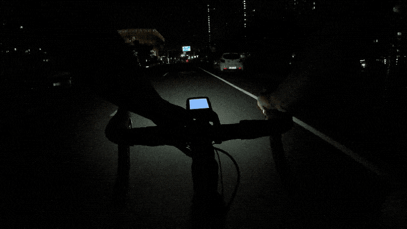 優雅的公路車夜騎照明方案，邁極炫SF1800_新浪眾測