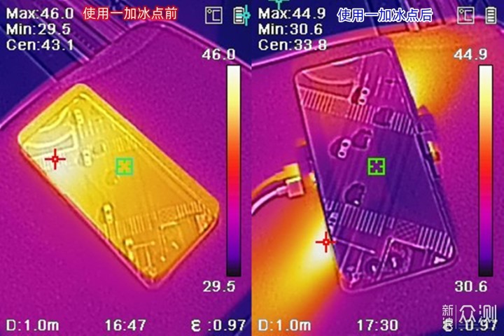 温度直降9.3℃，一加18W冰点散热背夹多维测评_新浪众测