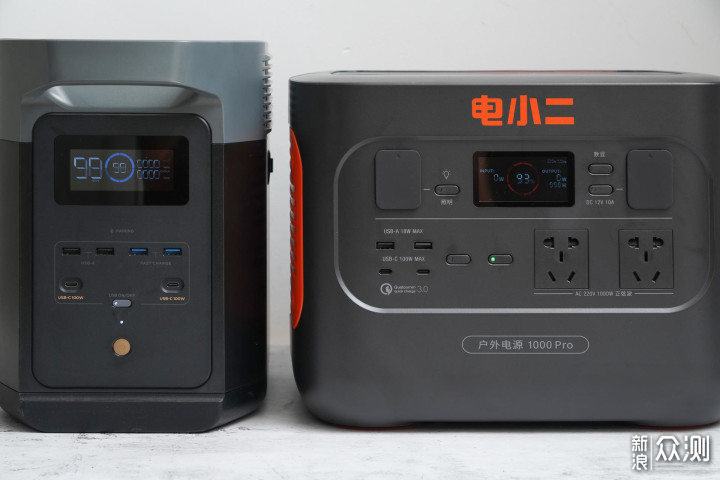 户外电源哪家强?正浩德DELTA2 VS 电小二1000P_新浪众测