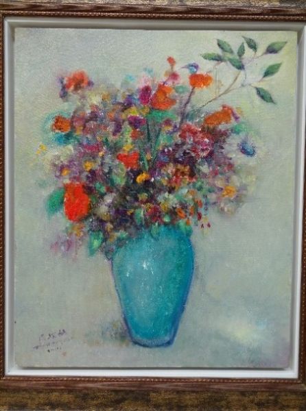 周颖超,花瓶,60×50厘米,画布2011 人民币60000元起拍