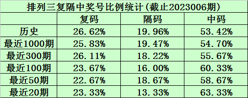 007期陈青峰排列三预测奖号：3码定位分析