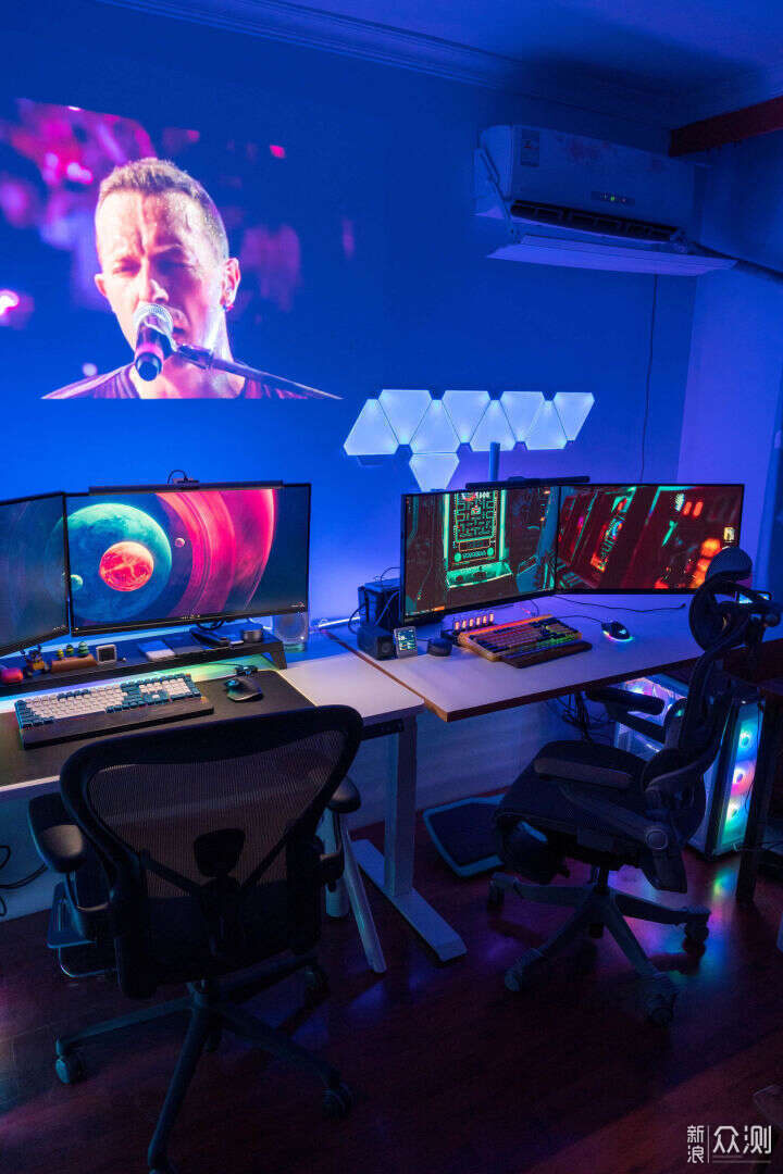 为了在家就拥有超沉浸式体验四次升级电竞房