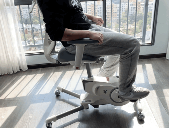 辦公健身兩不誤——樂歌V6智能健身椅實測_新浪眾測