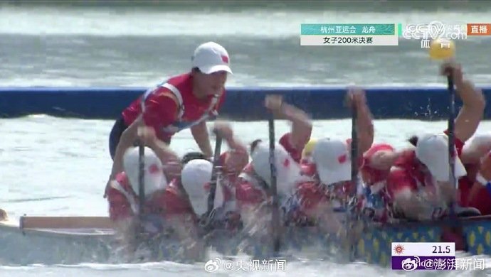 中國隊奪女子龍舟200米直道競速金牌 - 新浪香港