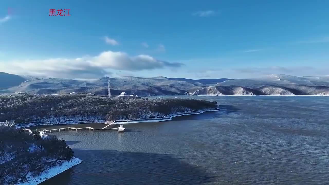 牡丹江镜泊湖:新雪初霁 美不胜收