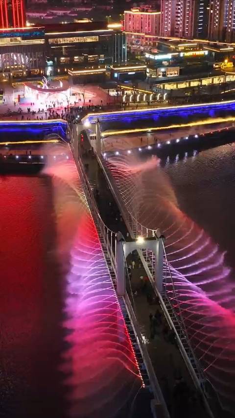 迎大年嵊州绝美夜景