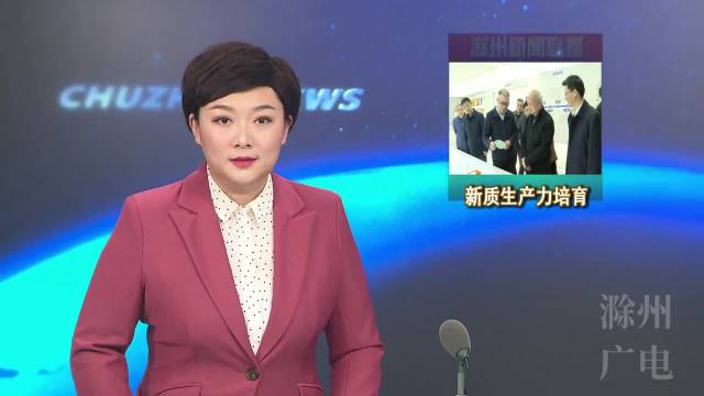 王图强深入南谯区调研新质生产力培育情况时强调发挥南谯优势 先人一