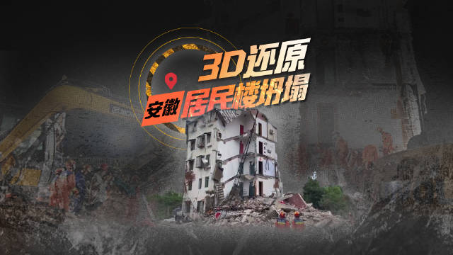 3D还原安徽铜陵居民楼坍塌事故