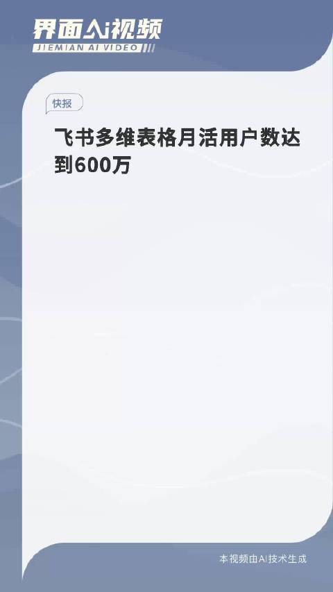 飞书注册用户有多少家