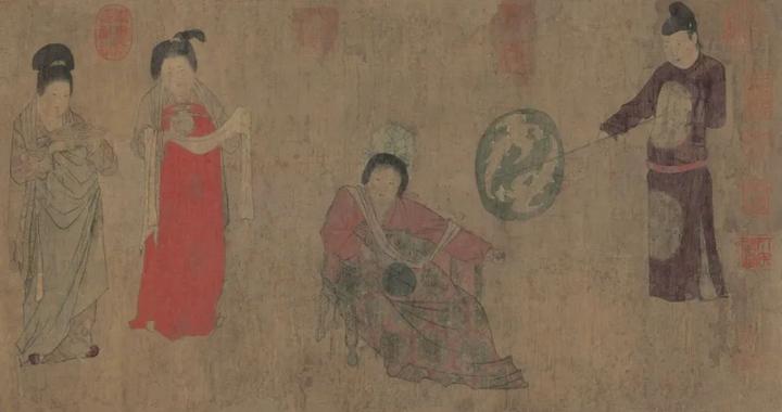 老祖宗的审美!古代“连环画”里的美人绝了|挥扇仕女图|连环画|宫女_新浪新闻