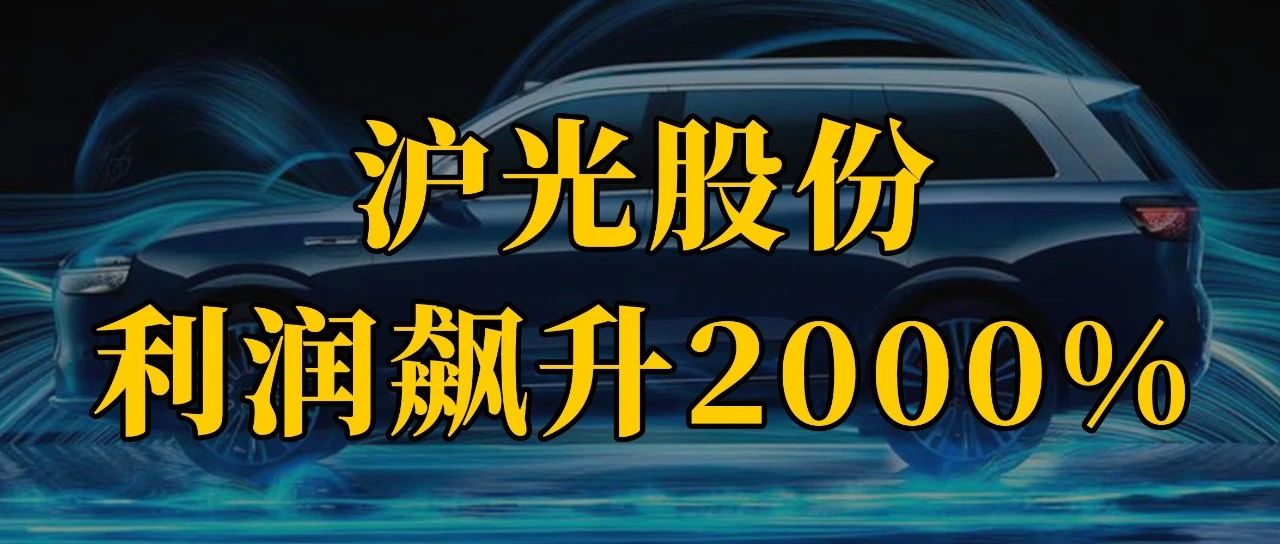 利润飙升2000%,沪光股份,订单爆了!|沪光股份|线束|供应商_新浪新闻