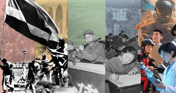 这是一场跨越百年的青春接力，“五四”始终是我们的精神灯塔