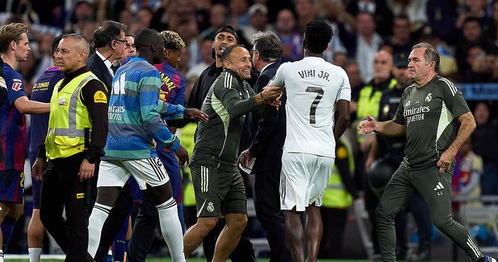 球员冲突扰乱西甲“国家德比”