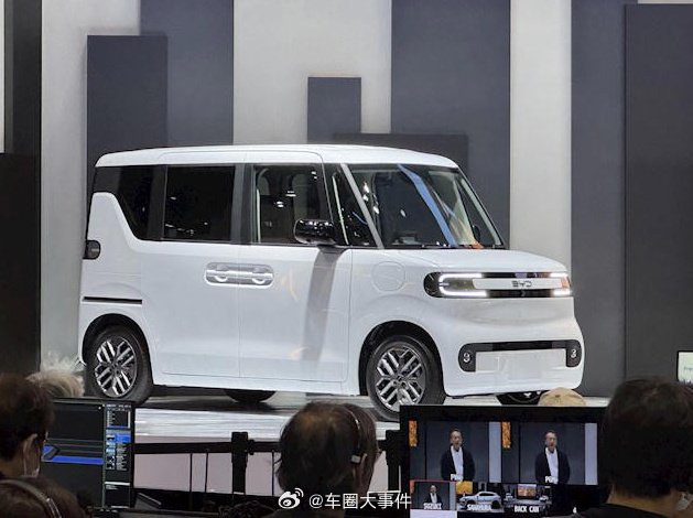 比亚迪首款纯电K-car亮相日本