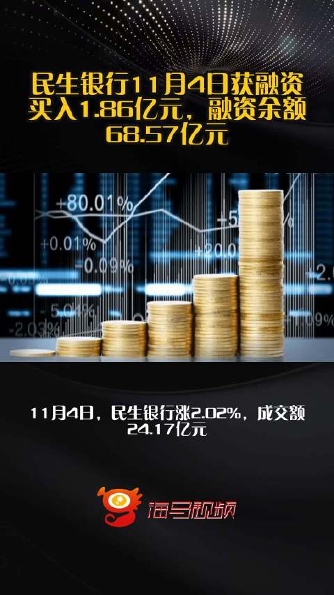 民生银行11月4日获融资买入1.86亿元，融资余额68.57亿元_手机新浪网