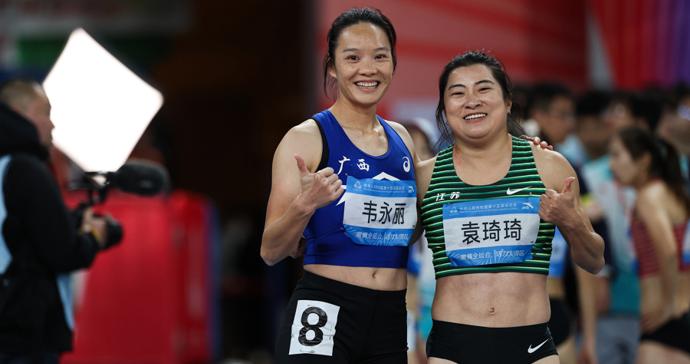 十五运|老将韦永丽和袁琦琦携手谢幕,中国女子短跑即将翻开新的一页|视觉中国|袁琦琦|韦永丽_新浪新闻