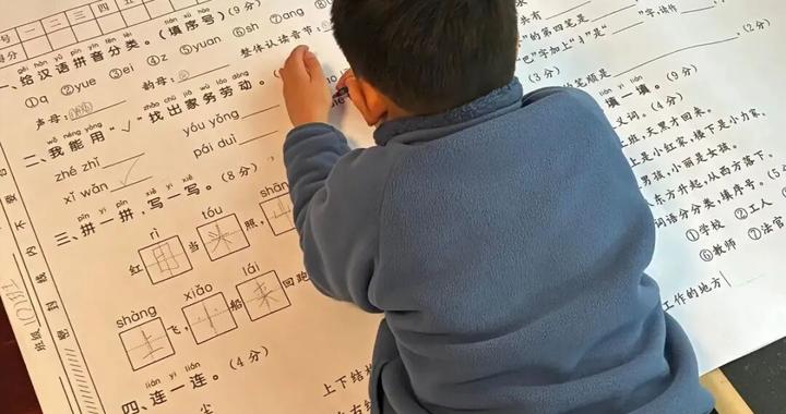 A0尺寸超大版寒假练习卷火了！家长：打印一张15元，有孩子做完一套后还想做