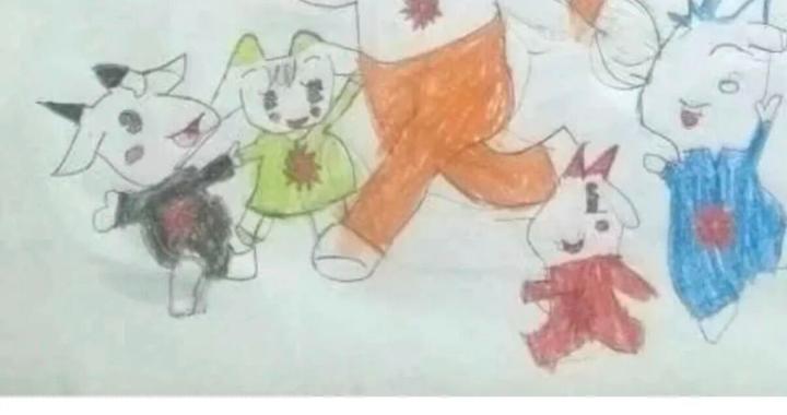 “我爸十几年没换过微信头像，这是我小学二年级画完送他的”