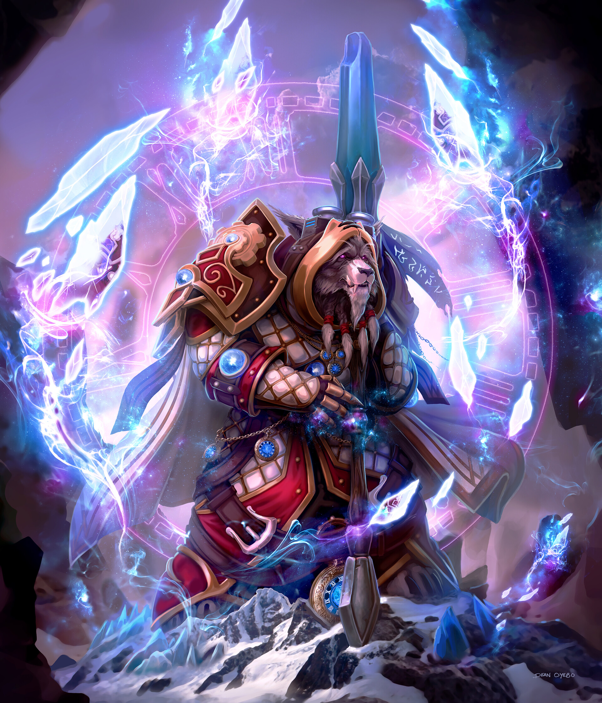 魔兽同人吉尔尼斯狼人大法师汇聚奥术的威能