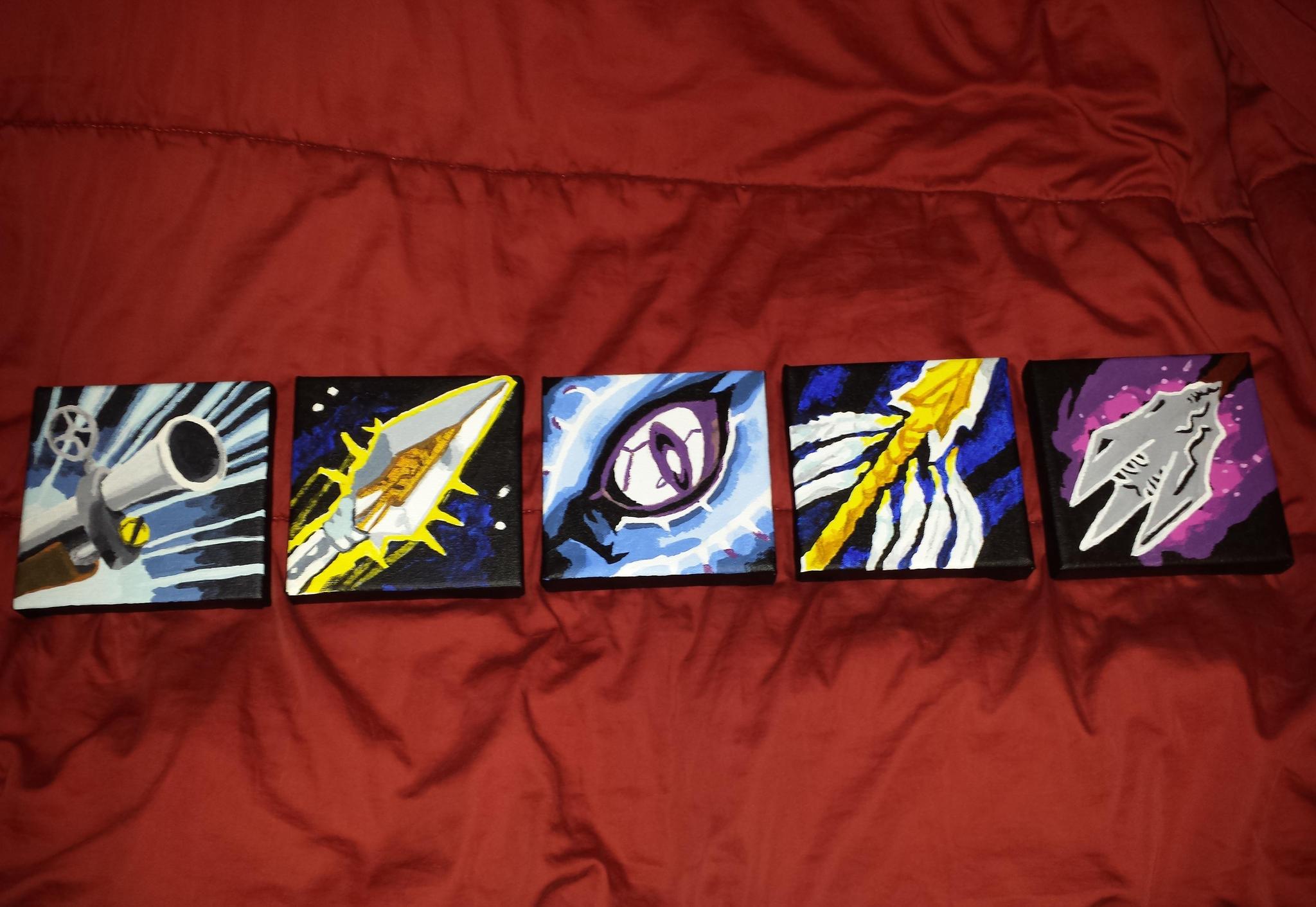 国外玩家实力水彩画：魔兽职业技能图标