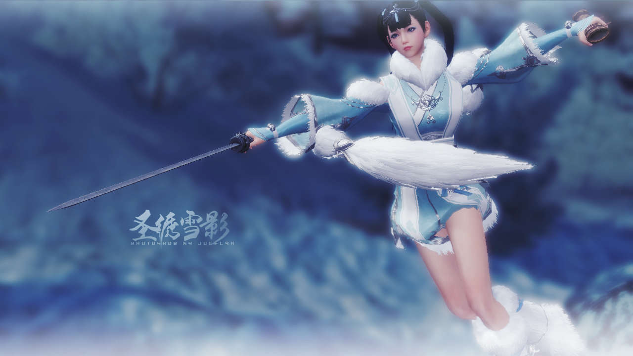 天涯明月刀萌新时装 《圣绣雪影》女太白