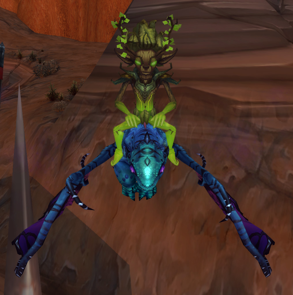 骑着魔法灵龙的蓟叶探险家