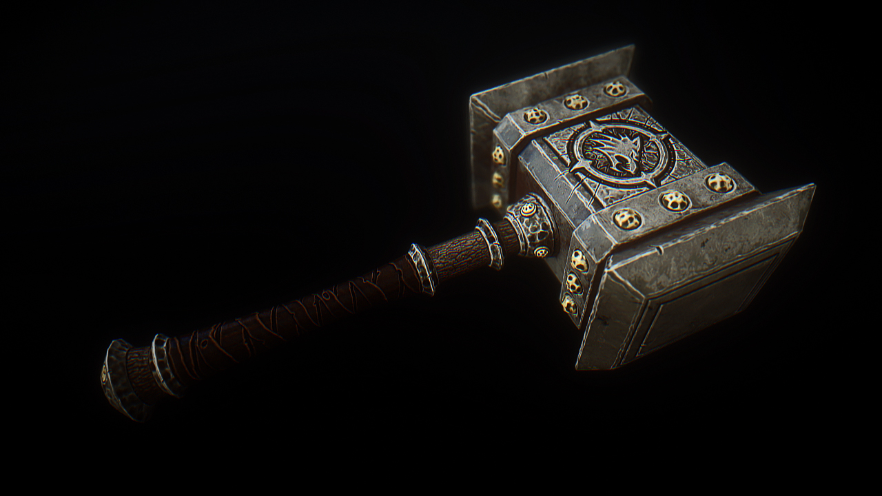 上古卷轴5引擎打造精致毁灭之锤