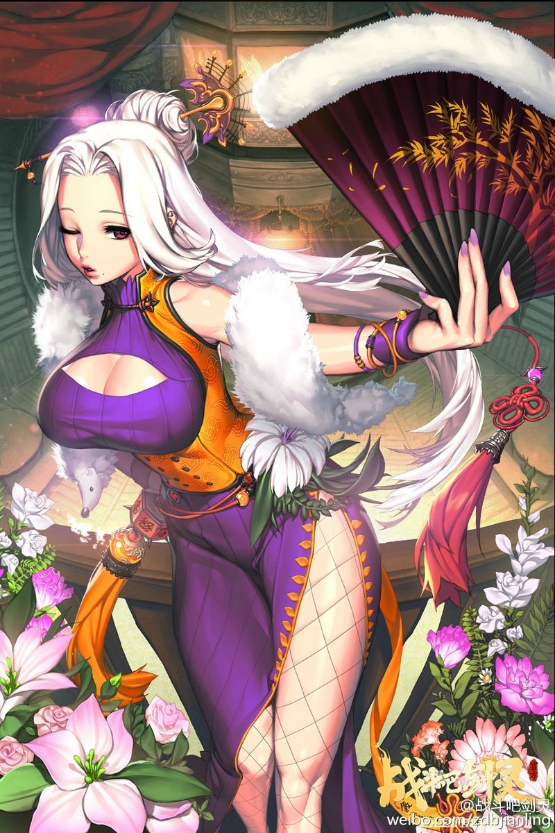 爆胸女汉子与萌娃 剑灵手机壁纸魅图赏