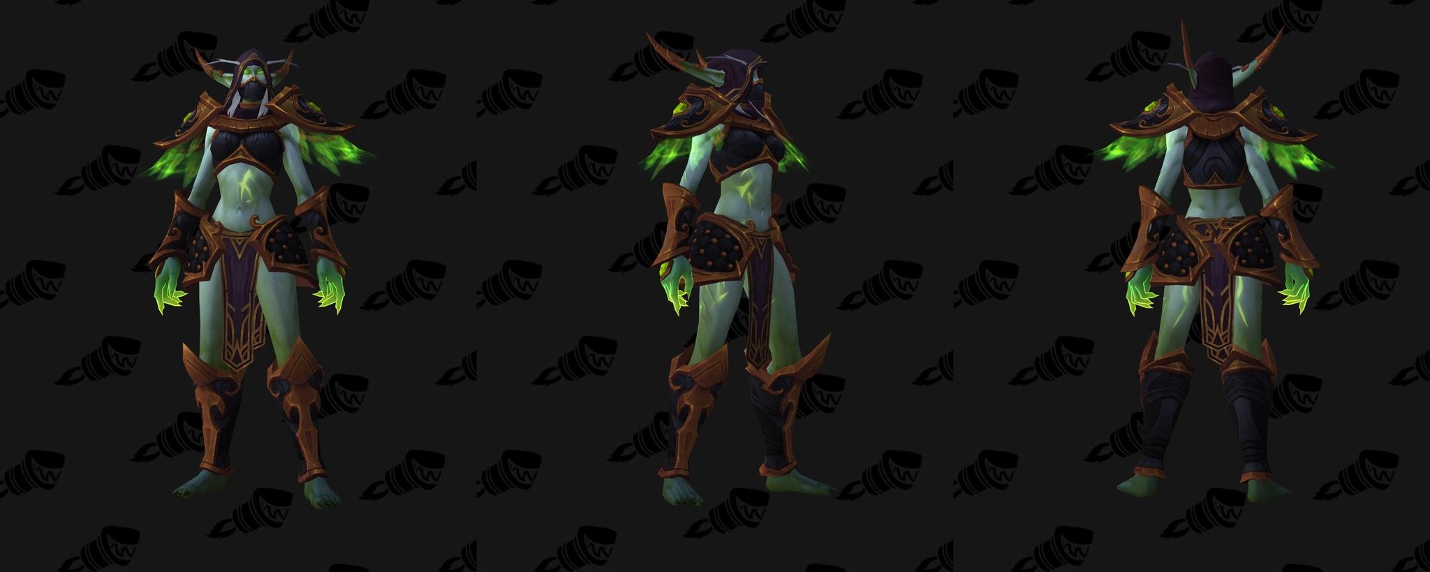 堕落的夜之子精灵女性-魔兽7.0军团再临新模型