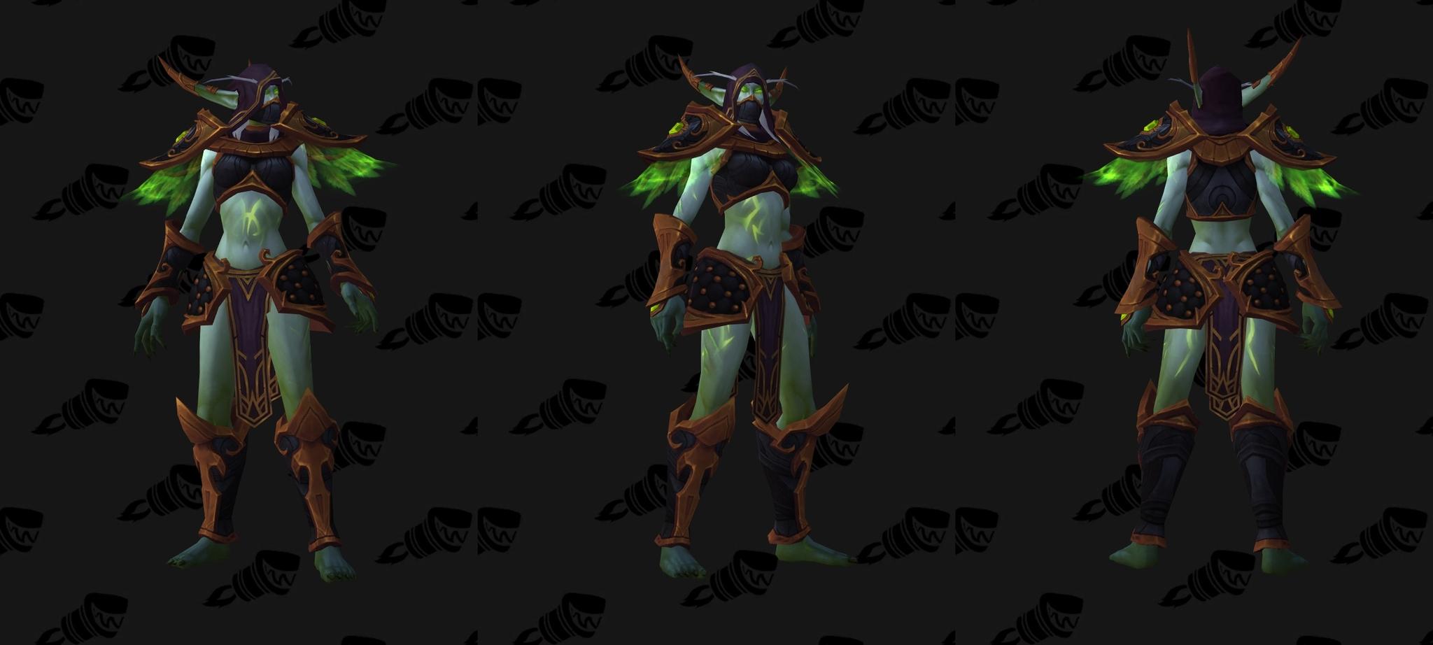 堕落的夜之子精灵女性-魔兽7.0军团再临新模型