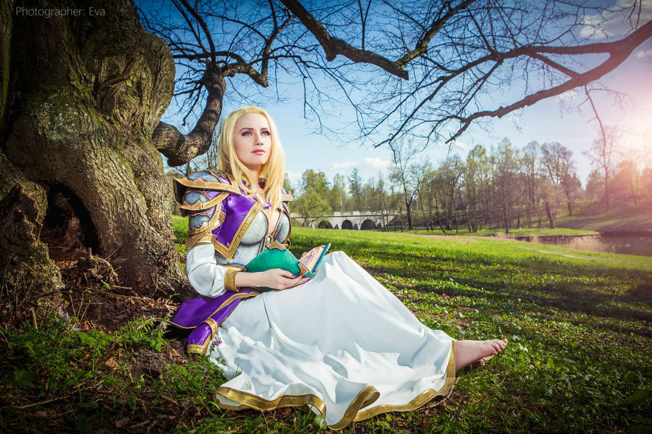 种族天赋国外魔兽世界妹子玩家cosplay吉安娜