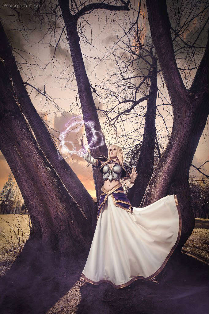 种族天赋国外魔兽世界妹子玩家cosplay吉安娜