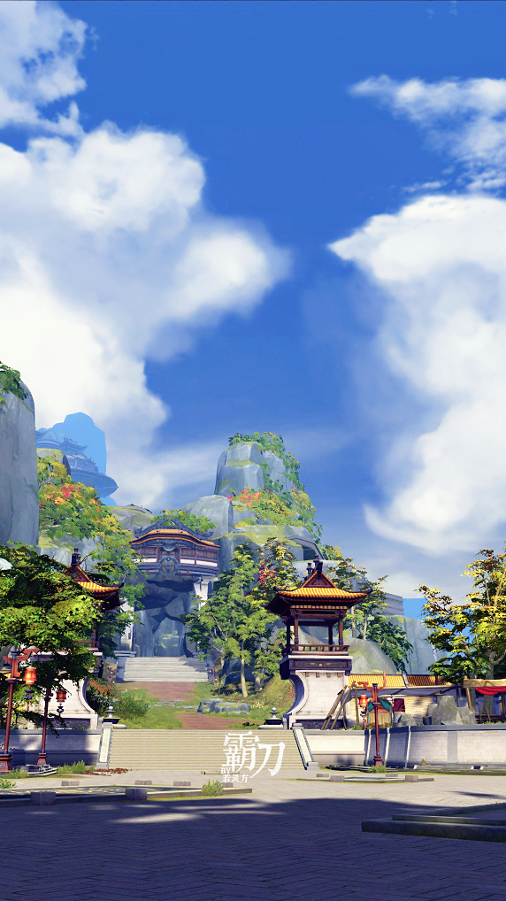 《剑网3》有爱玩家分享 霸刀山庄唯美手机壁纸_新浪剑网3专区