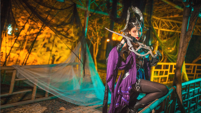 破灭轮回转念间 《剑网3》绝色儒风毒姐cos赏