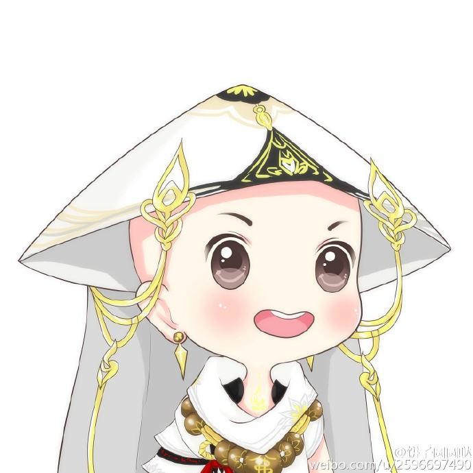 《剑网3》玩家手绘 全门派雪河套q版头像