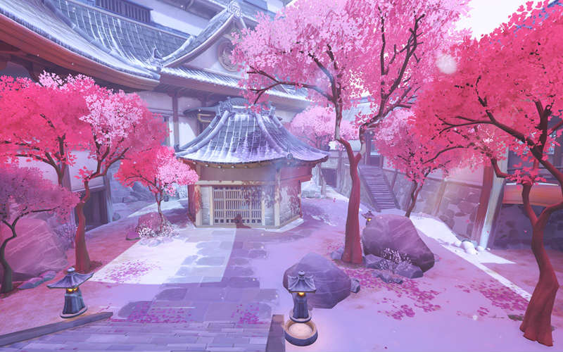 守望先锋圣诞节地图高清美图圣诞国王大道和花村