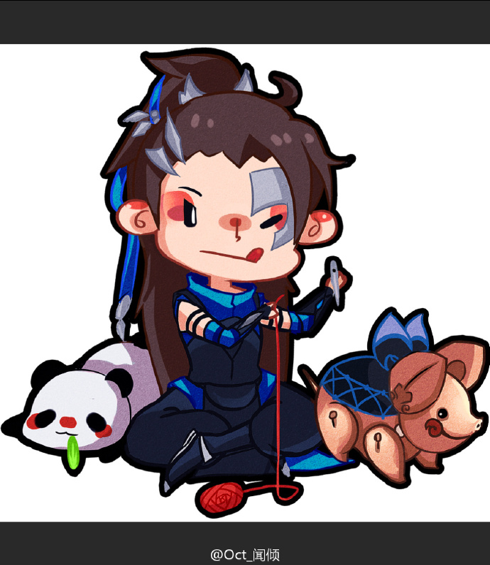 剑网3新年贺岁同人图超赞画风萝莉正太来袭