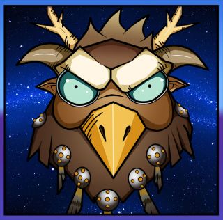 魔兽玩家自制咕咕和战士的头像 要帅气也要暴力-新浪魔兽世界专区