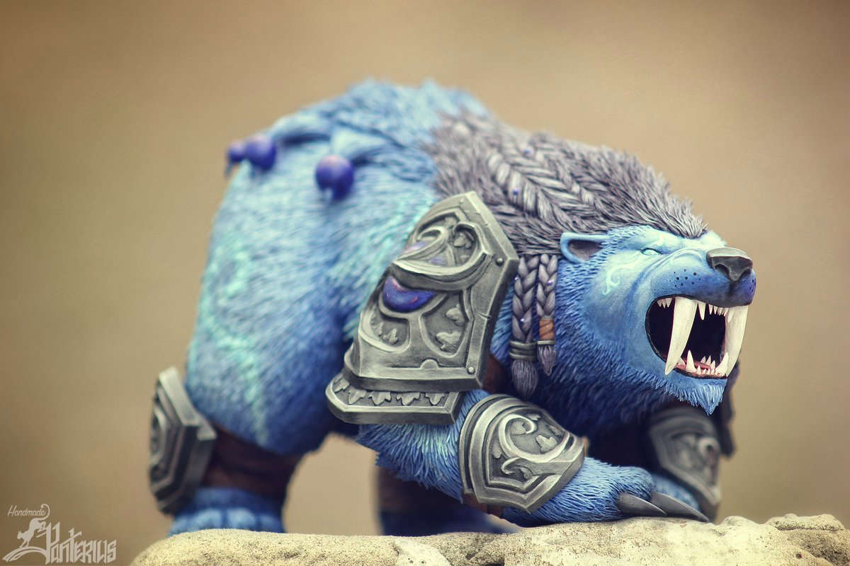 国外创意工坊分享德鲁伊神器乌索克之爪熊德外观