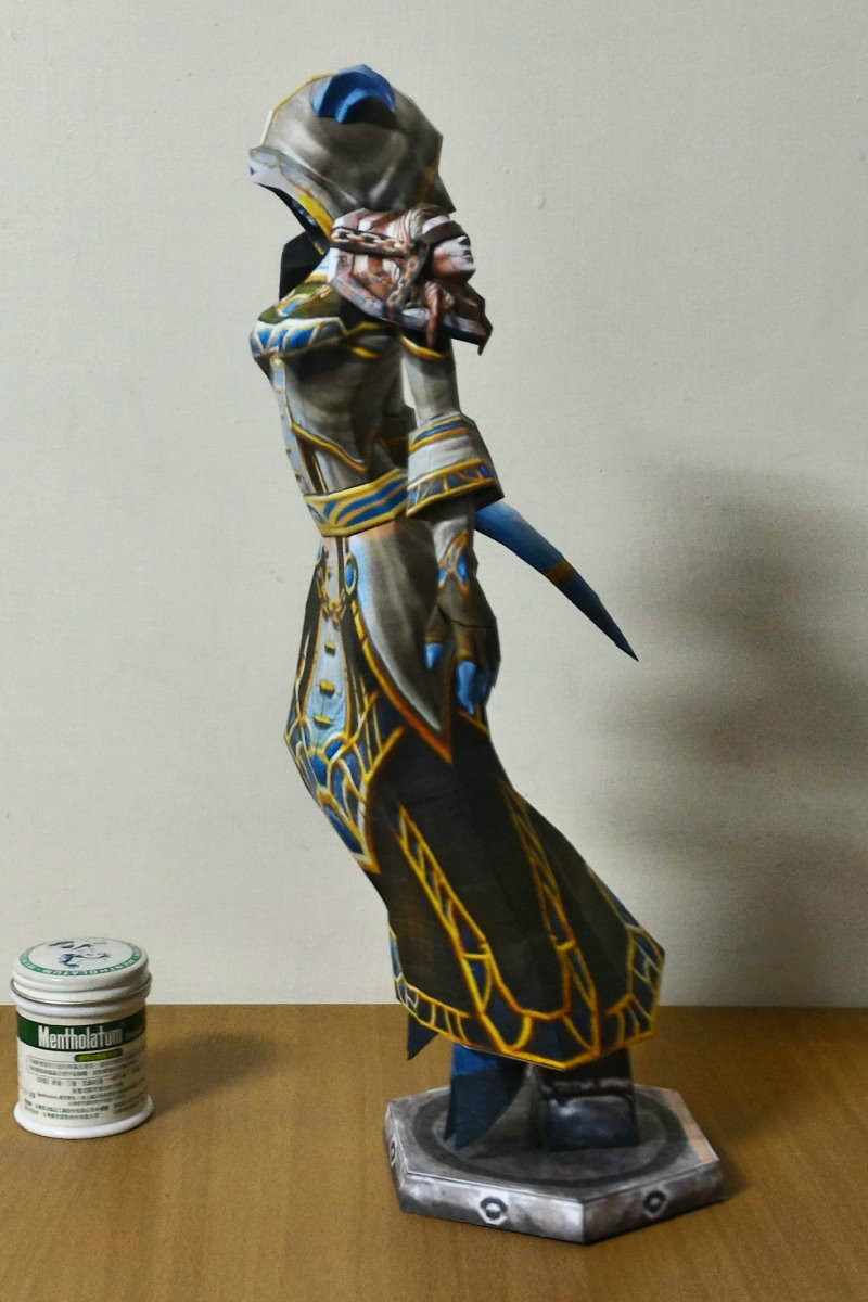 玩家手工创作分享惟妙惟肖的魔兽人物角色纸模