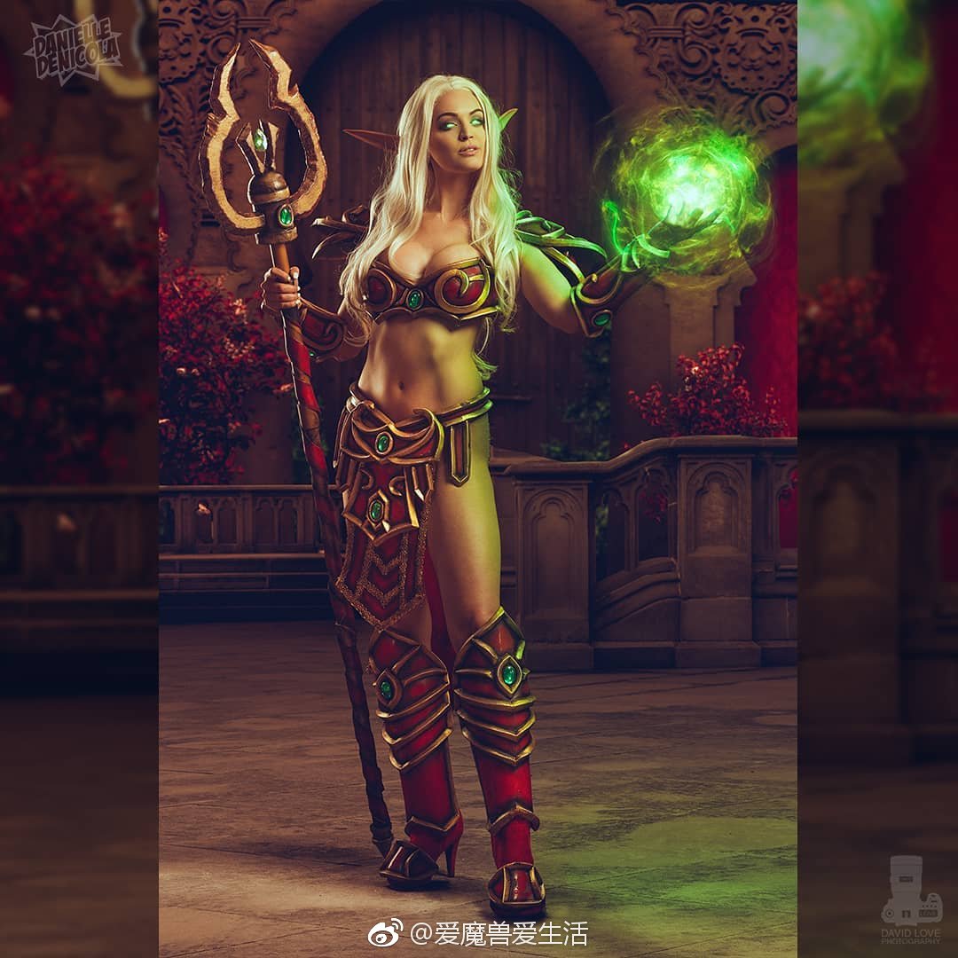 为了奎尔萨拉斯的荣耀美女coser演绎血精灵法师