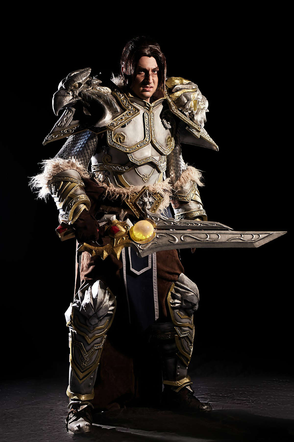 魔兽国外玩家精品cos分享联盟国王乌瑞恩瓦里安