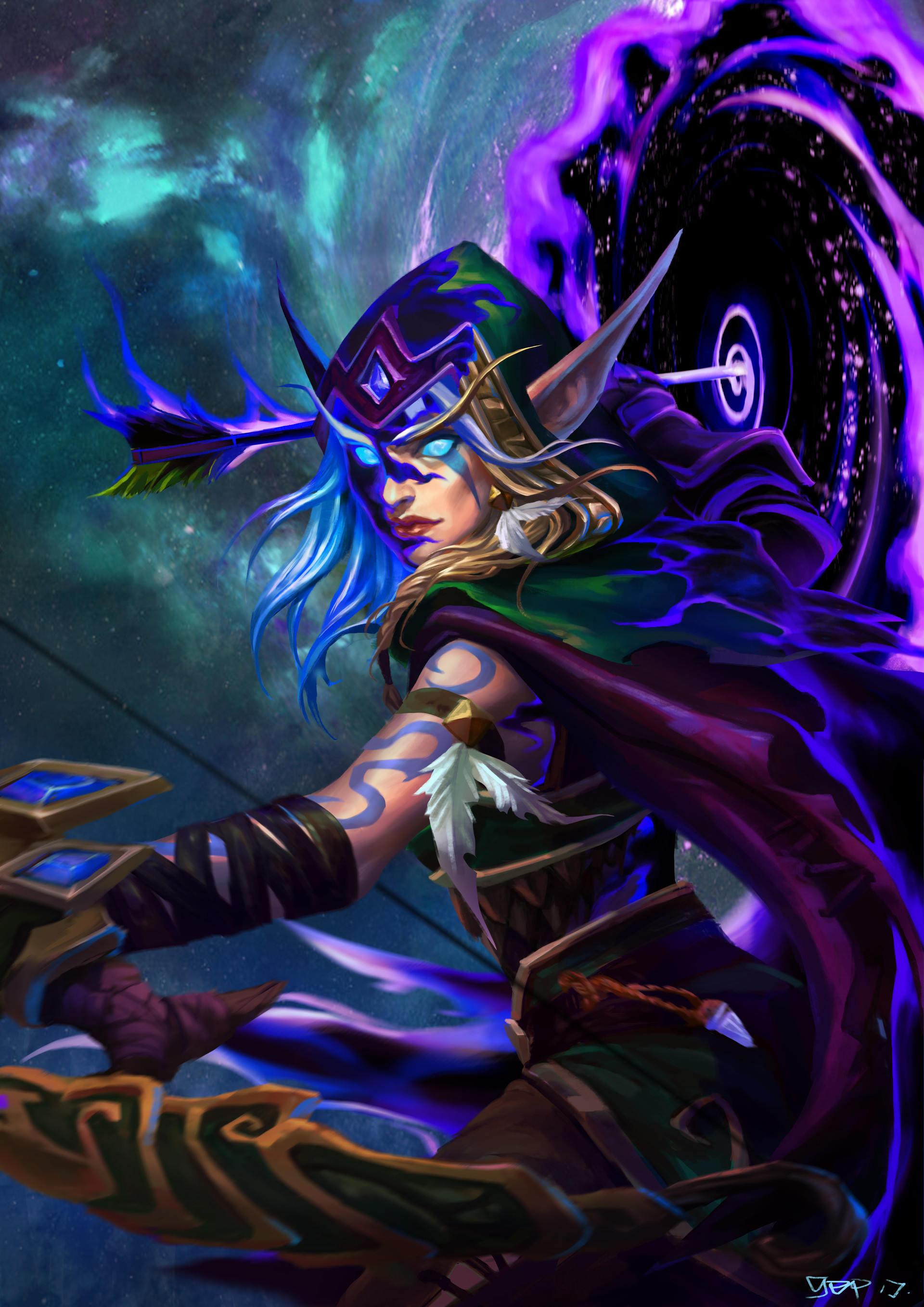 魔兽同人:虚空之力听我召唤 黑门英雄奥蕾莉亚