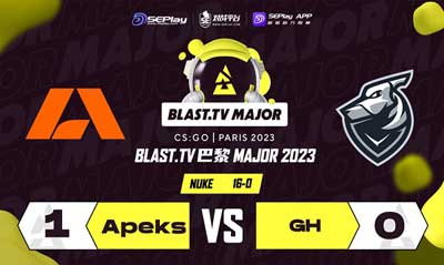 BLASTMajor 2023׸16-0ApeksGrayhound