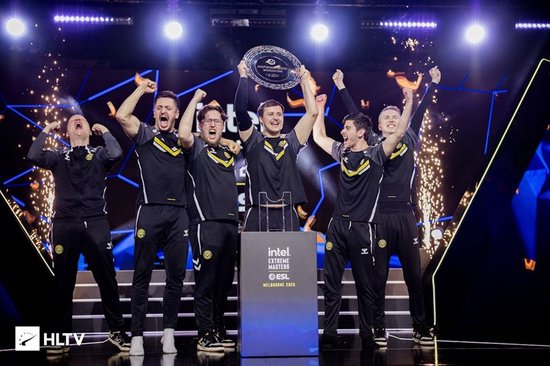 在IEM墨尔本站夺冠后，Vitality已豪取四连冠，并成功摘得ESL大满贯荣誉