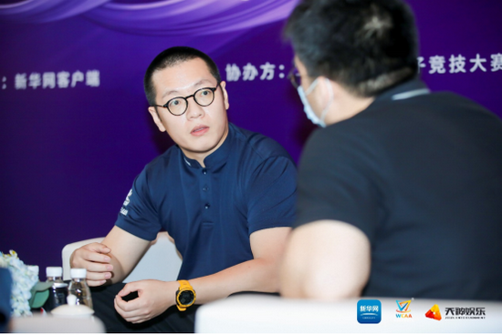 天神娱乐副总经理刘冠泊接受采访